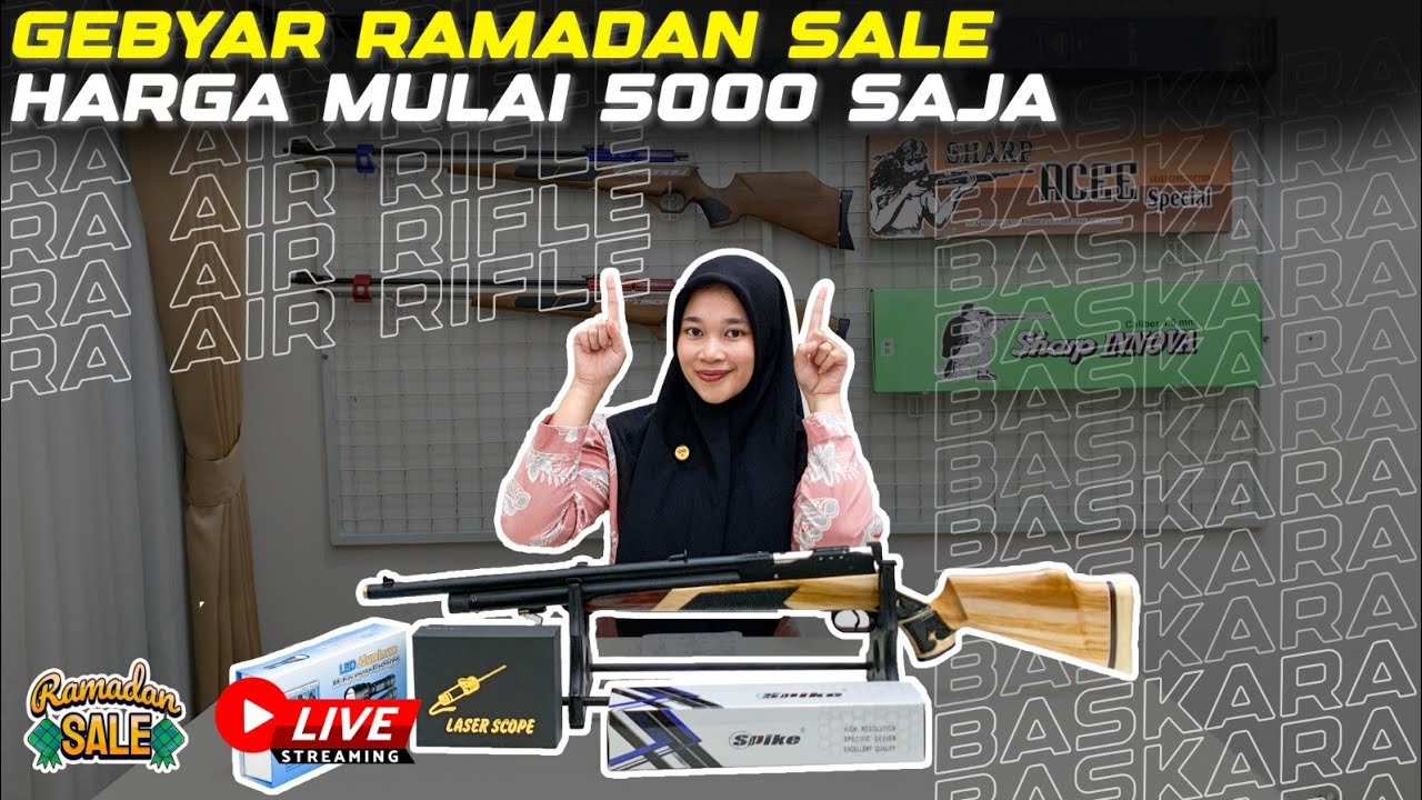 BERBURU PROMO RAMADHAN! SENAPAN DAN AKSESORIS DISKON BESAR BESARAN🔥