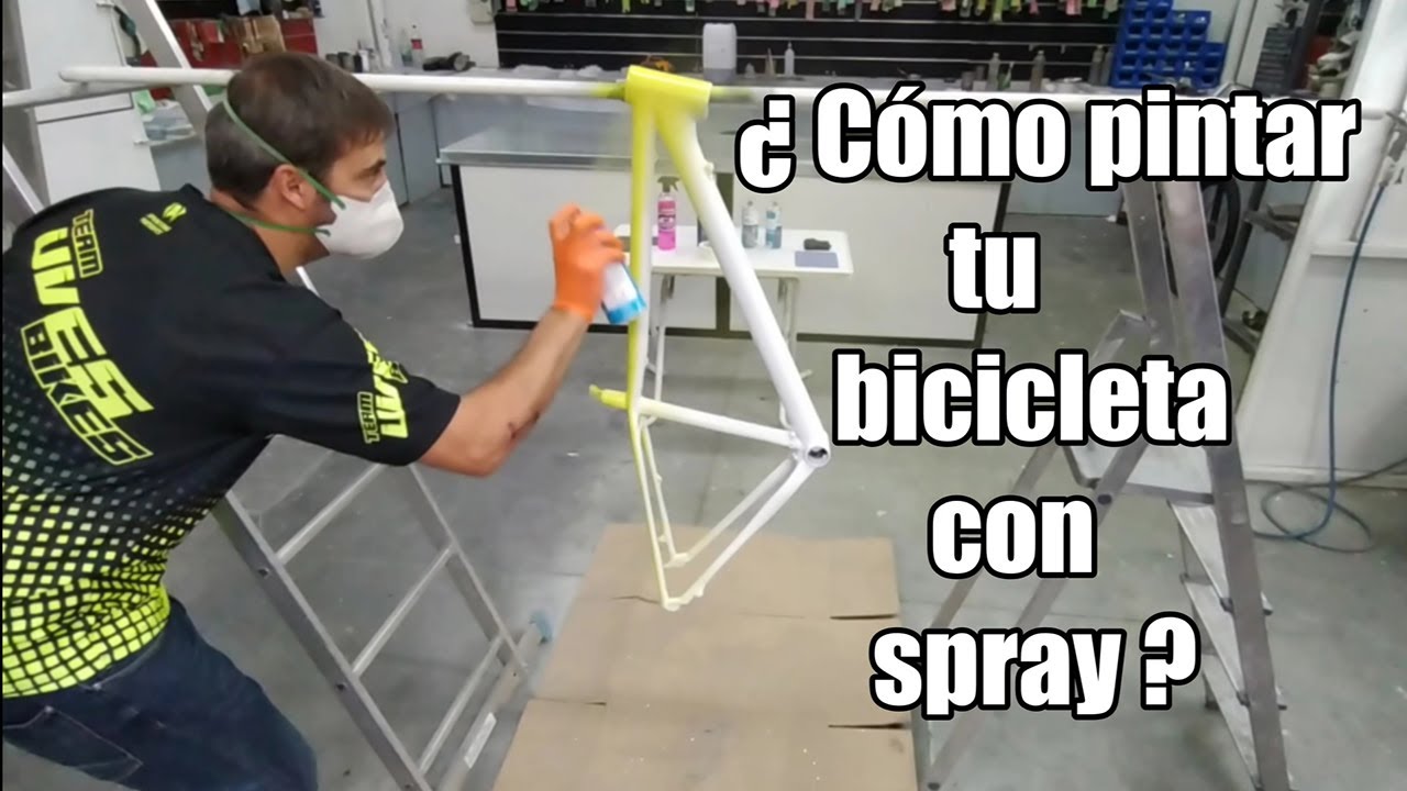 ¿Cómo Pintar tu Bicicleta con Spray o Aerosol? | Paso a Paso 🎨