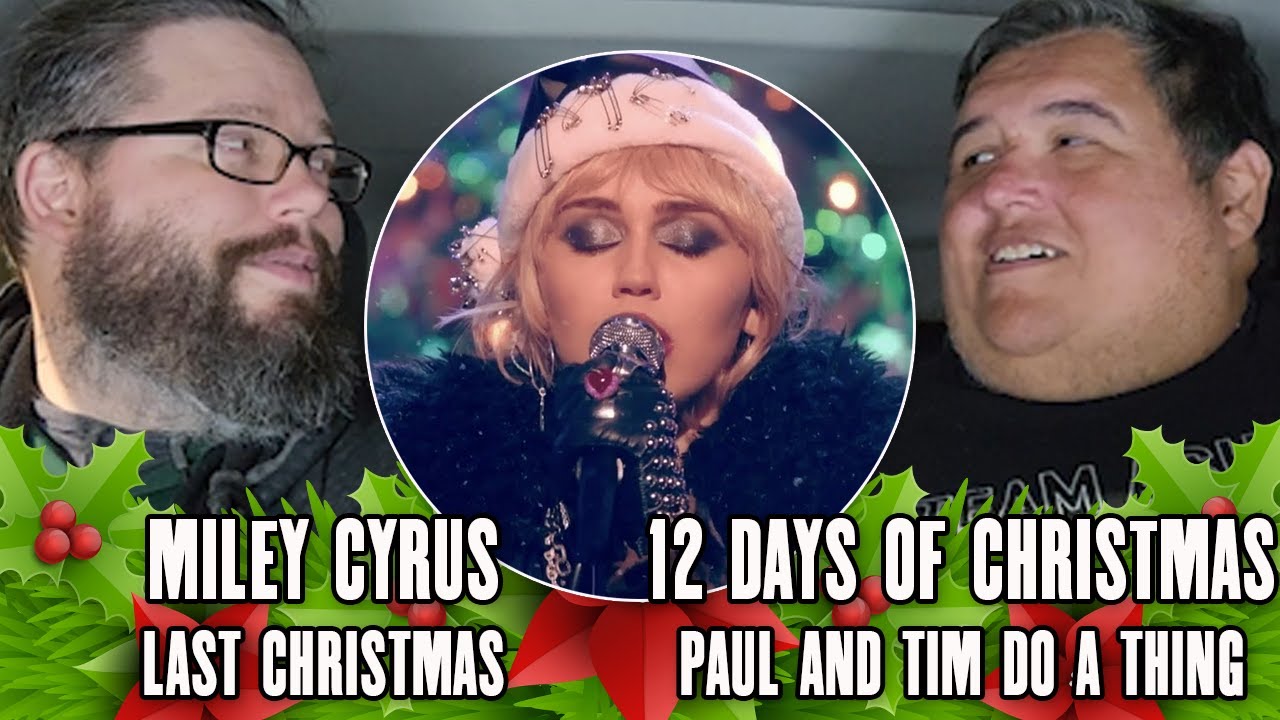Майли Сайрус «Last Christmas» (первая реакция) — Пол и Тим делают то же самое