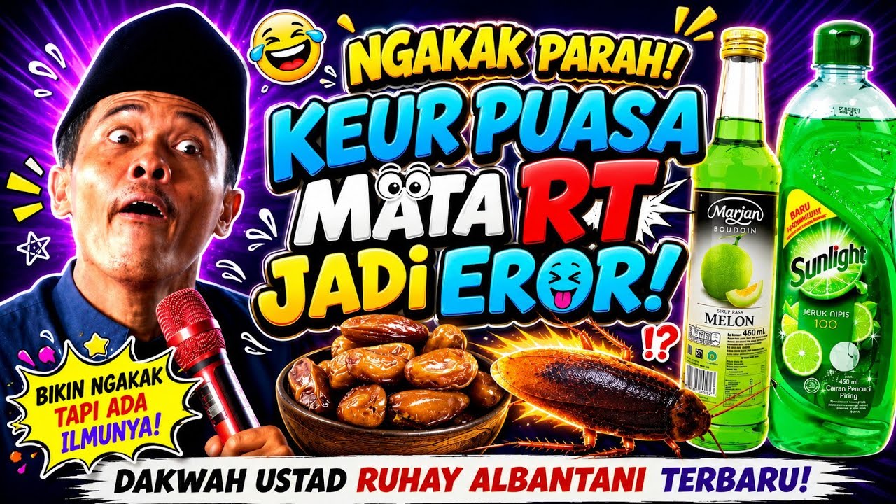USTAD RUHAY LUCU TERBARU | RAMADHAN TIBA 