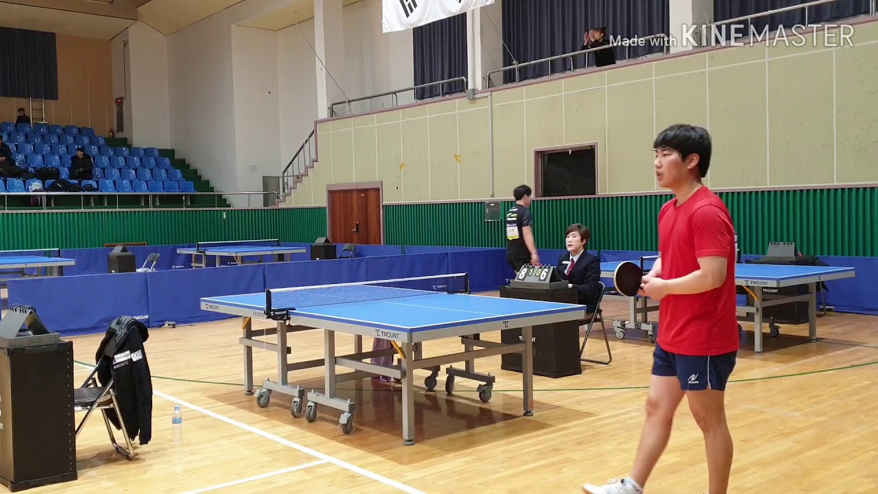 제9회 whidot배 탁구대회 단식본선 김주상(선) VS 장규태(선)