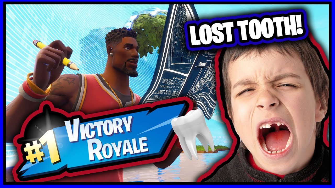 FAN LOSES A TOOTH PLAYING FORTNITE!!! *Gets the DUB!* Victory Royale!