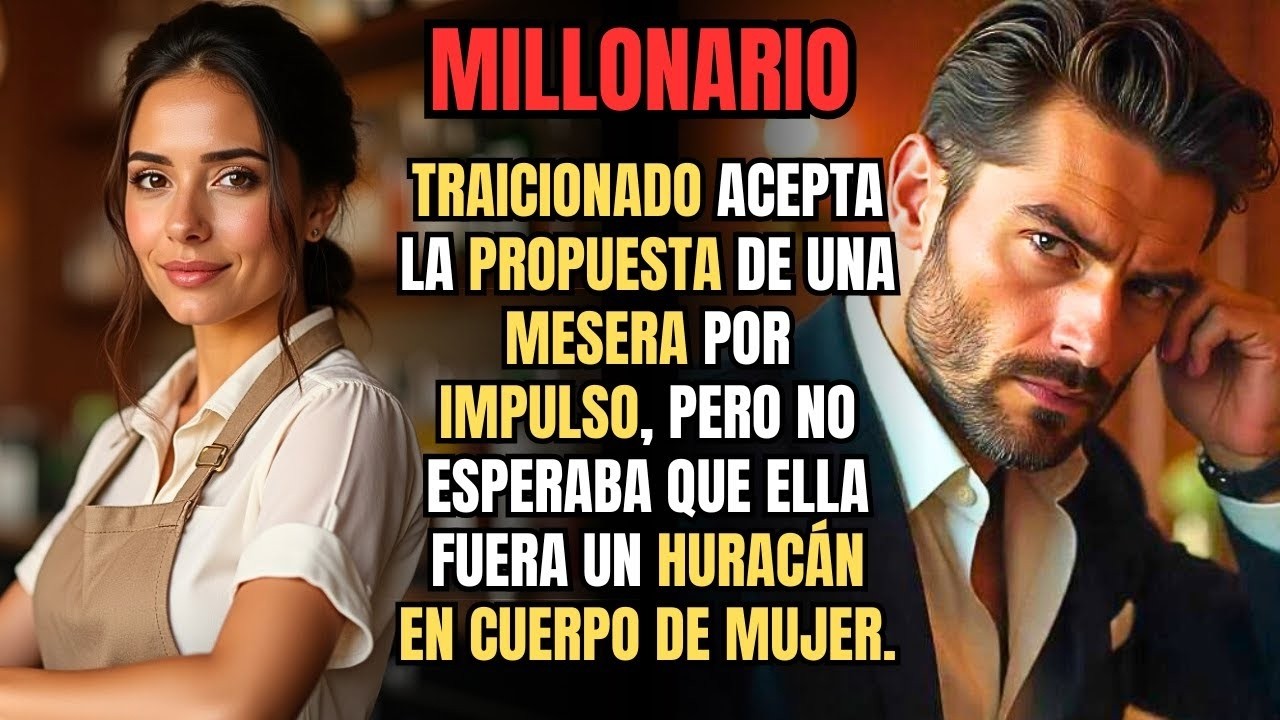 MILLONARIO TRAICIONADO acepta la PROPUESTA de una MESERA, pero ella era un HURACÁN disfrazado