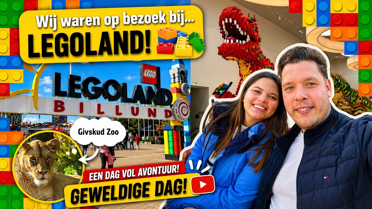 Wij waren op bezoek bij LEGOLAND in DENEMARKEN | Vakantiegangers
