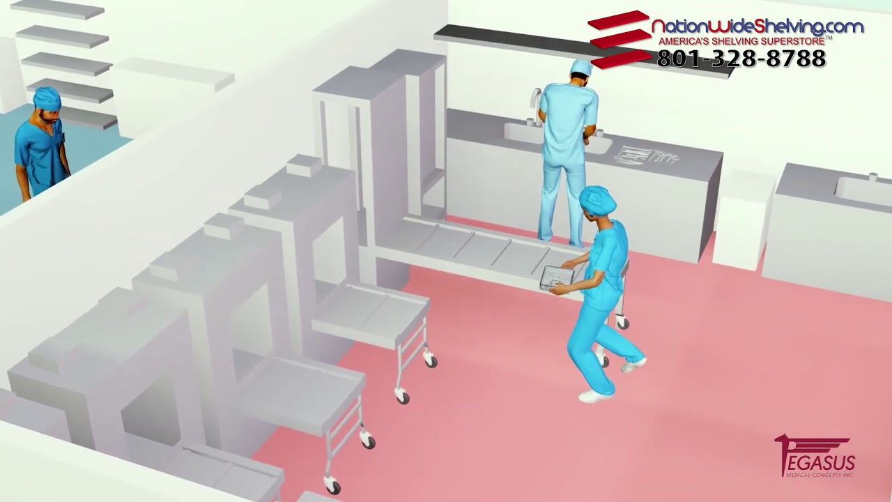 Pegasus Medical No Touch System for Sterile Processing | Material Handling USA | 800-326-4403