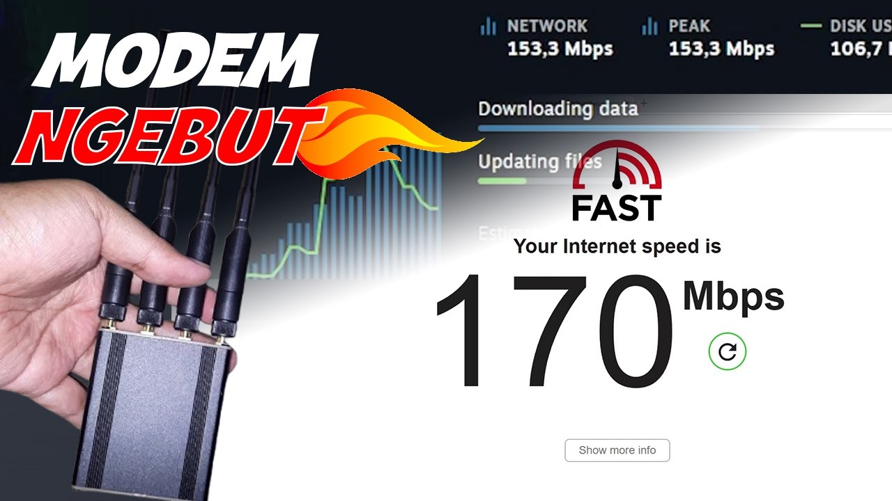 modem 1jt an yang ngebut | Review modem 5G quectel RG501EU