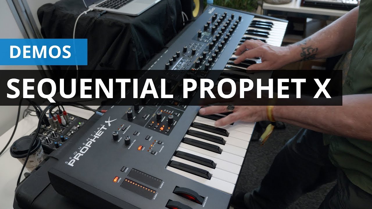 Sequential Prophet X: demo de sonido