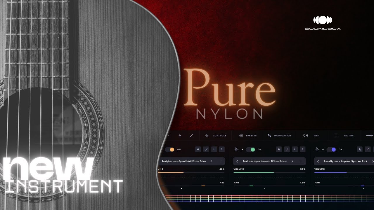 Pure Nylon | Classical Guitar Sample Library for Audiomodern Soundbox