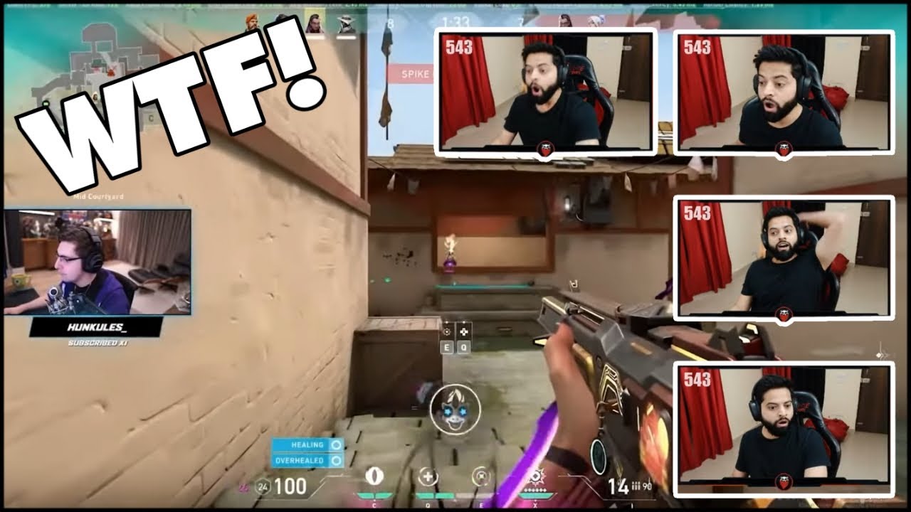 Rakazone Gaming reacting on shroud