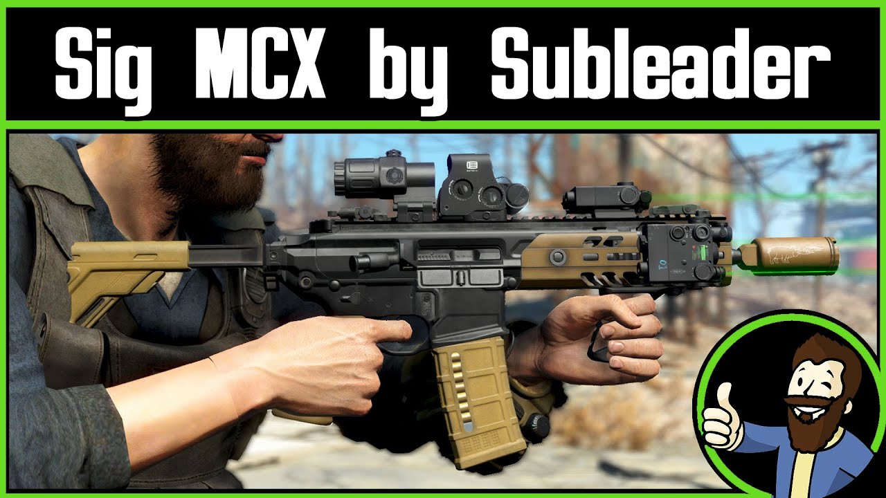 The MCX Is Here! - Fallout 4 Mod Review: SIG MCX