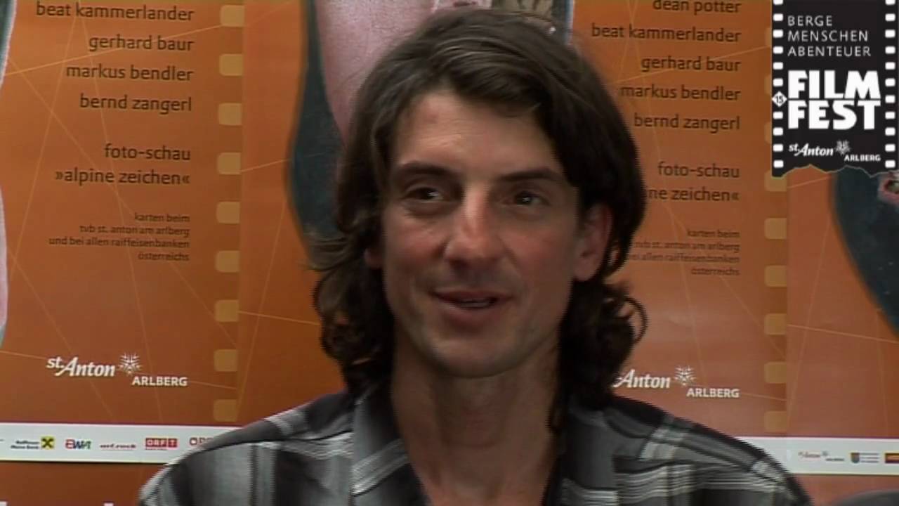 Dean Potter beim 15. FILMFEST ST. ANTON