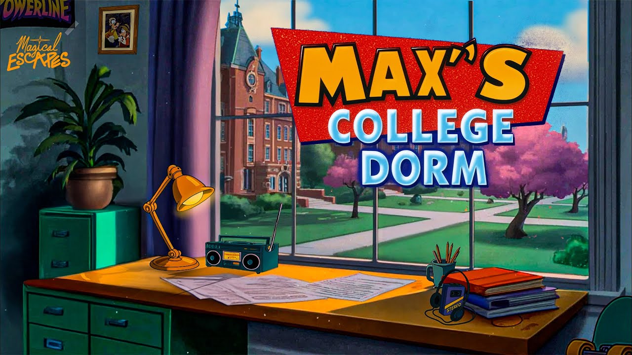 Goofy Movie Ambience | Max’s College Dorm Room | Lofi Study Music