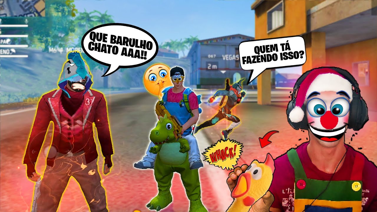 CHUPAPI MUÑAÑYO arrumou uma GALINHA e deixou os ALEATÓRIOS LOUCOS! 🐔😁 Free fire