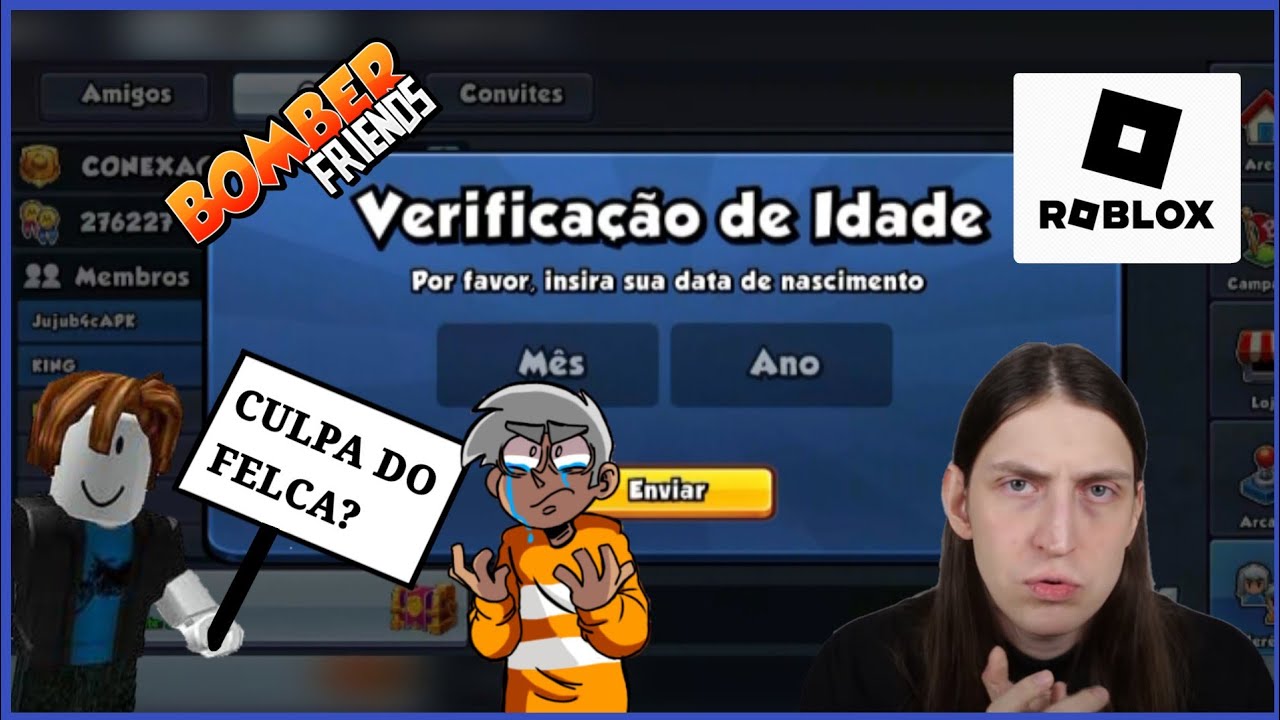 Verificação de idade nos jogos? Veja sobre Nova lei da União européia. Seu chat bloqueou?