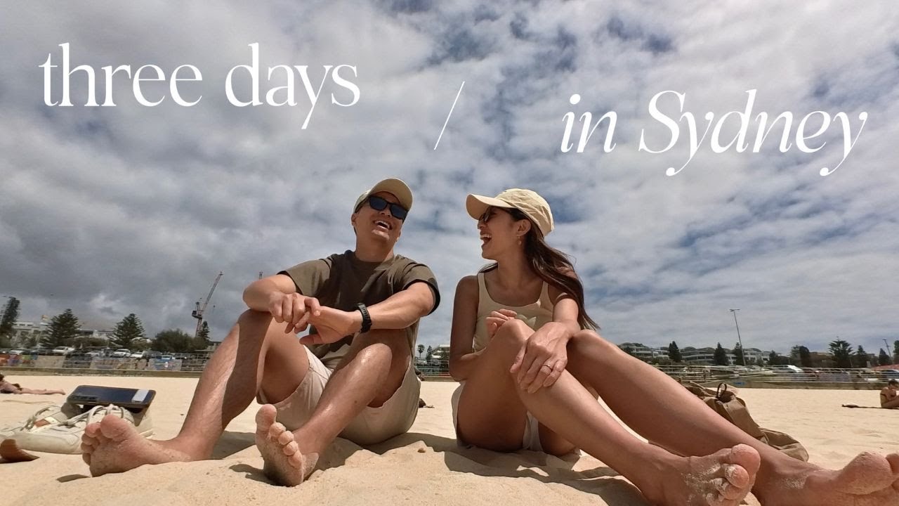 vlog | our 3 days in Sydney - cafes, bondi beach, weekend markets & more!
