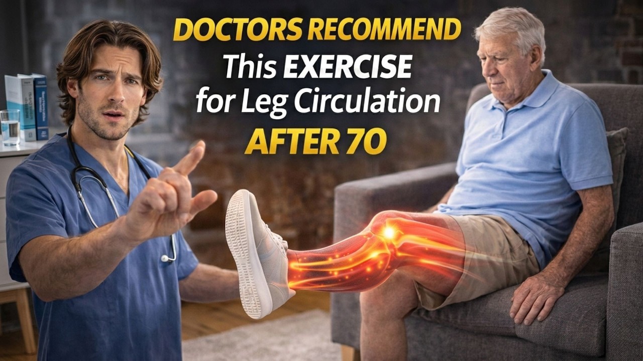Врачи рекомендуют это упражнение для улучшения кровообращения в ногах после 70 лет.