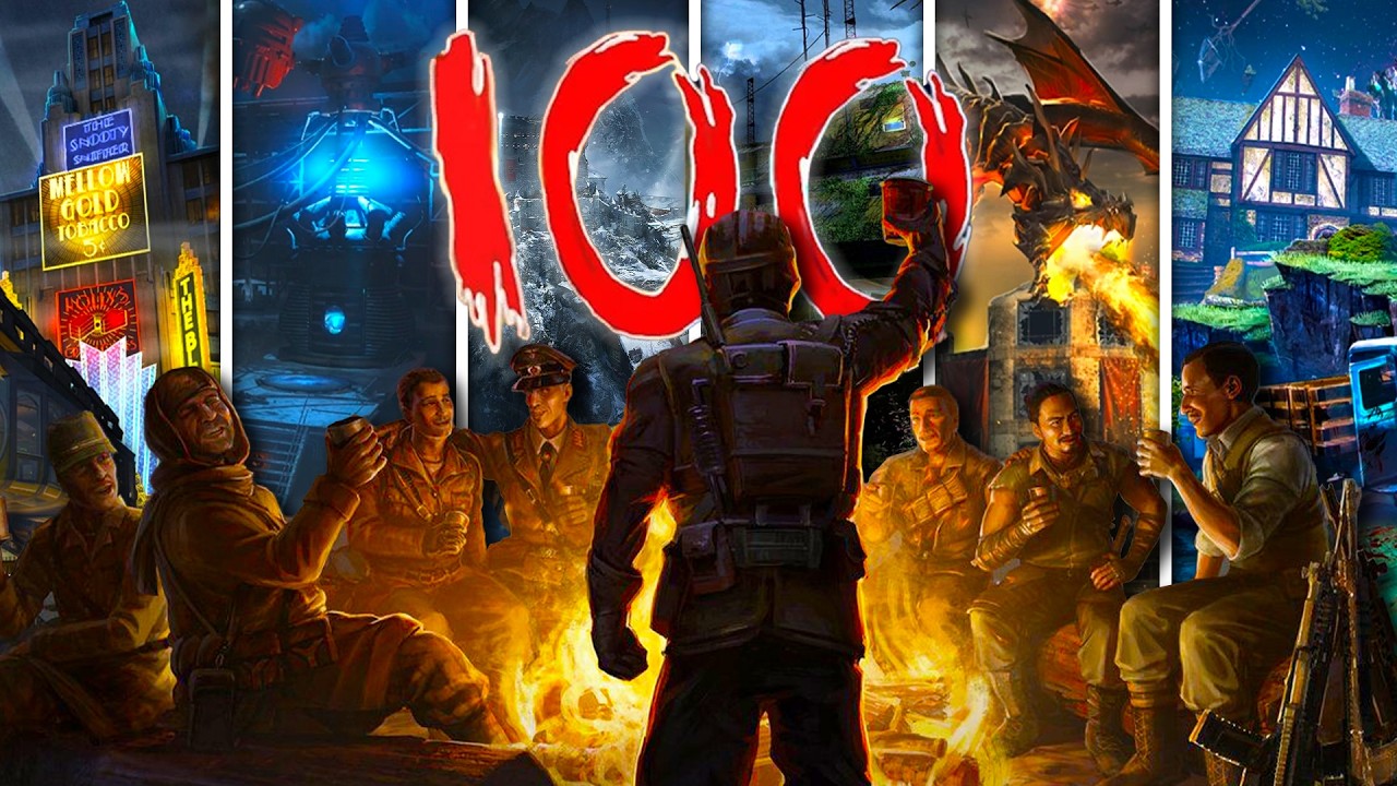 Round 100 on Every Bo3 Zombies Map IN ONE SITTING
