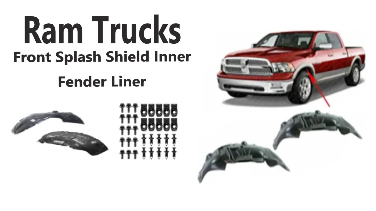 Ram Front Fender Liner Splash Guard Install | OEM vs Aftermarket