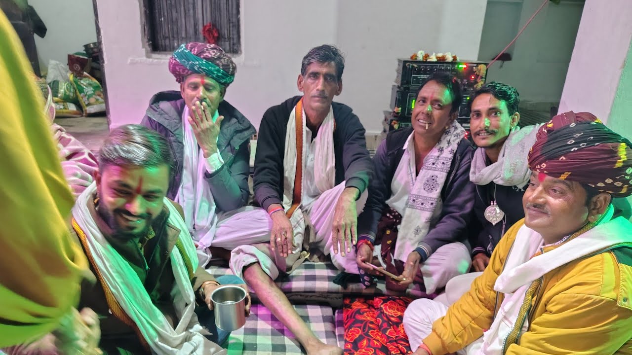 12 घंटे का रात्रि जागरण मगरी वाला बावसी डुगा खेड़ा सरदारगढ़ नामेरी ओगुजी गुर्जर नारायण गुर्जर 