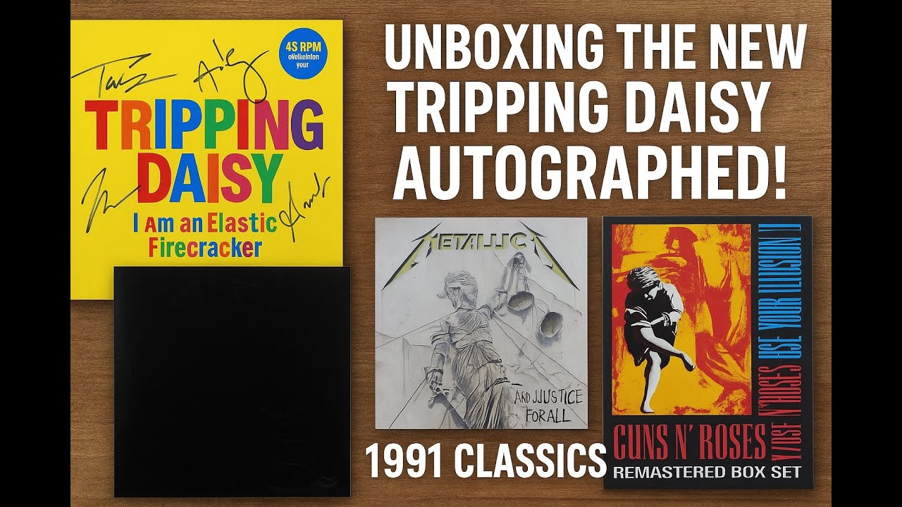 Unboxing the new Tripping Daisy 45RPM (Autographed!) + A Look Back at the 1991 Classics 🎶