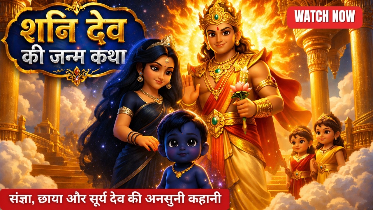 🔱 The Mysterious Birth of Shani Dev | Son of Surya and Chhaya  #shanidev #shani #shanidevjanmkatha