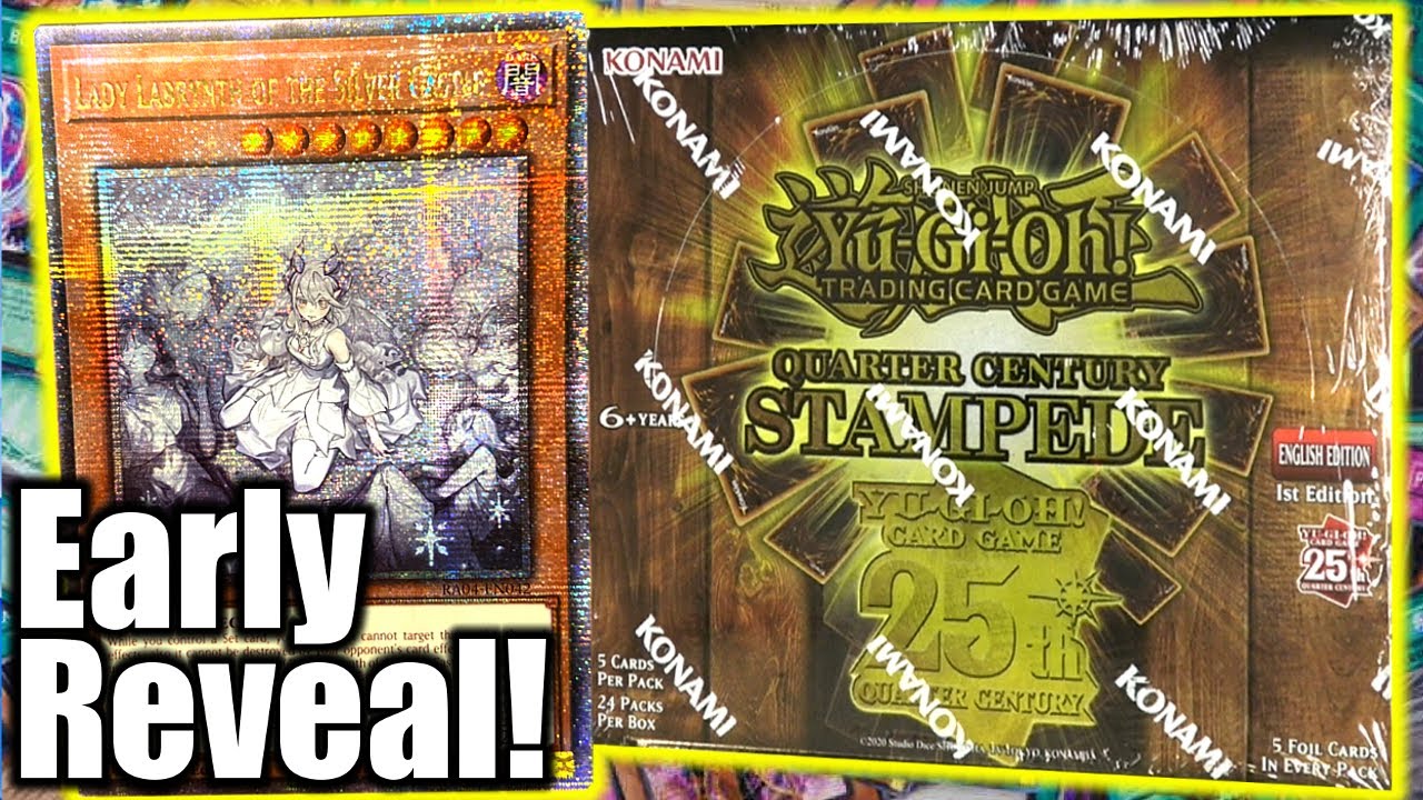 Early Reveal Yu-Gi-Oh! Quarter Century Stampede Box Opening!