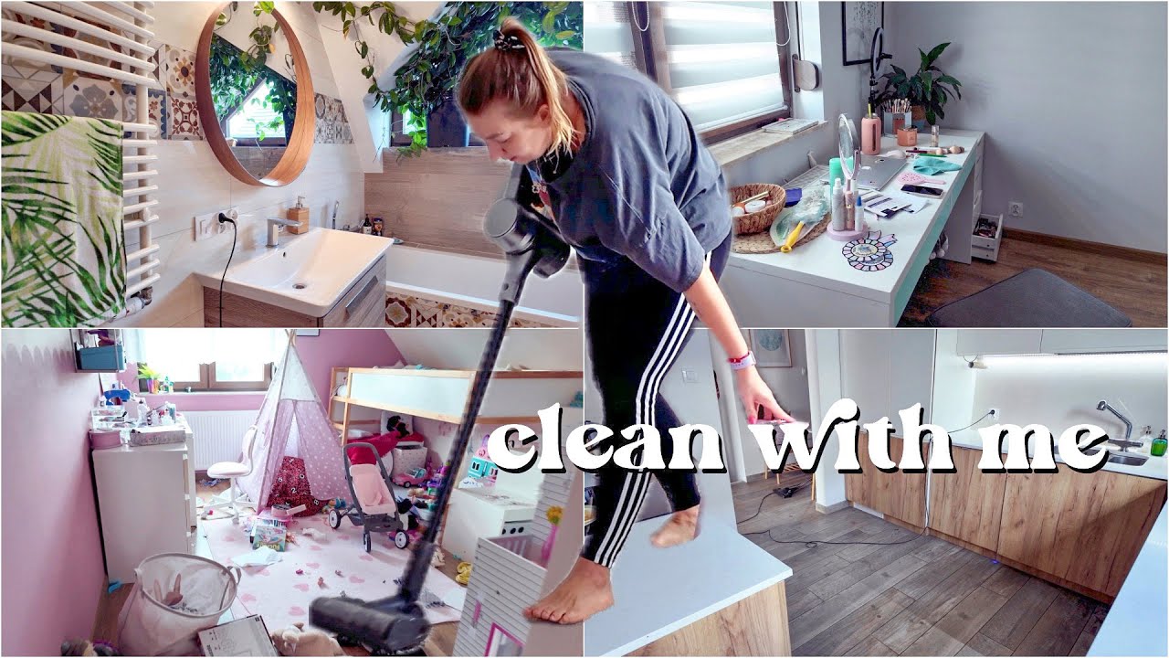 REALISTYCZNE CLEAN WITH ME  - SPRZĄTAM CAŁY DOM! ⭐ MOTYWACJA DO SPRZĄTANIA