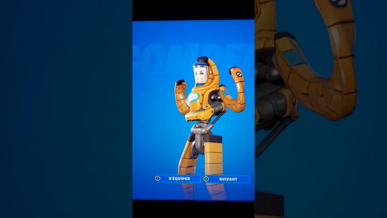 Fortnite Achat Pack De Qu&ecirc;tes De B-1000 Skin B-1000 et Emote Coup De Mixeur #retour #br #shorts #ok