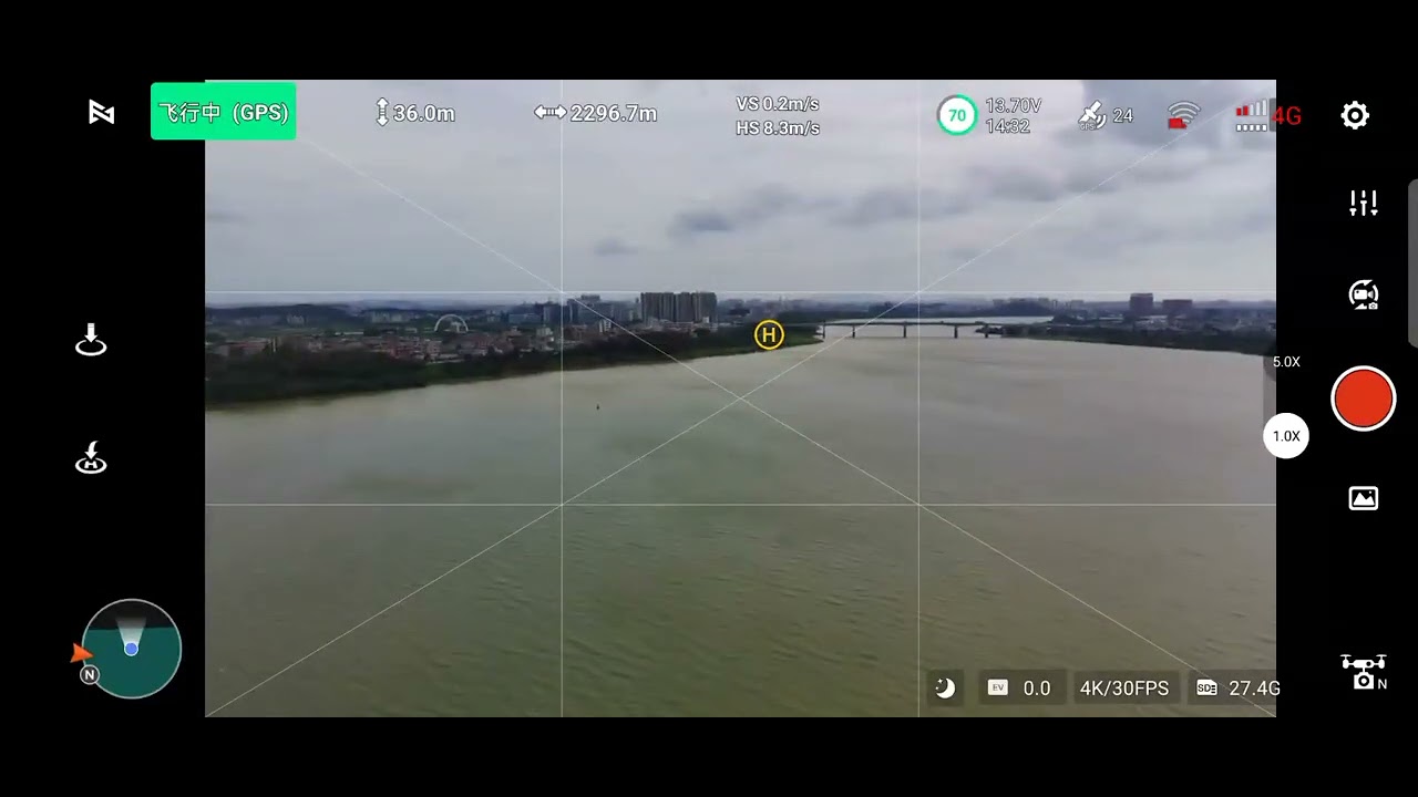 A test flight with the 4G cellular module