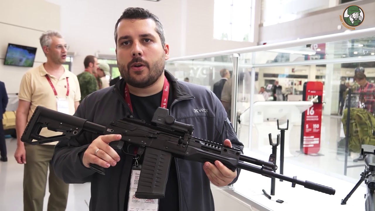 Kalashnikov AK-200 series assault rifles and AM-17 compact assault rifle Army-2018