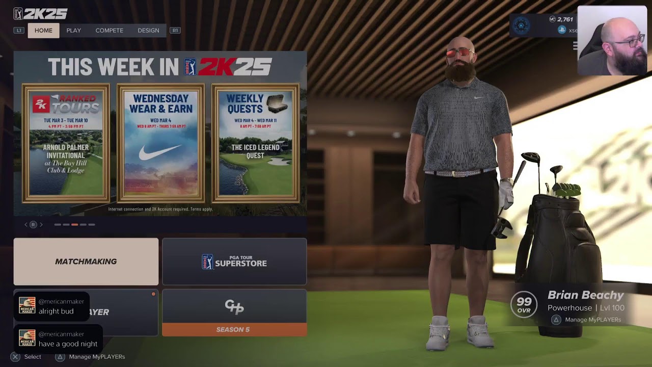 PGA TOUR 2K25 with Eddie #beachy #570 #pgatour2k25 #proam