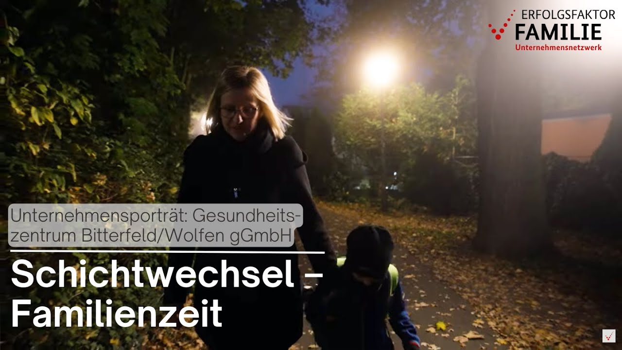 „Erfolgsfaktor Familie“-Porträts: Schichtwechsel Familienzeit - Goitzsche-Klinikum