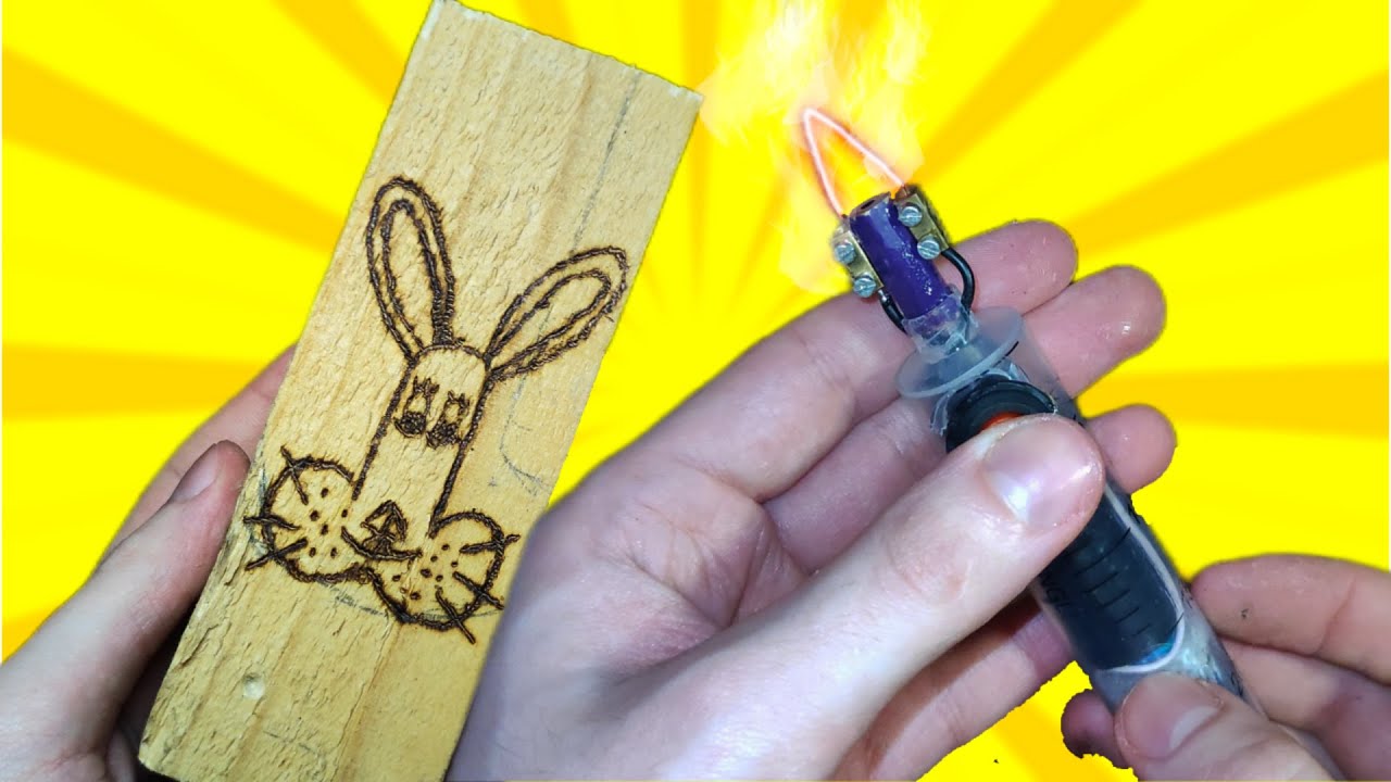 DIY Cordless Wood Burner | Battery Powered Pyrography Tool