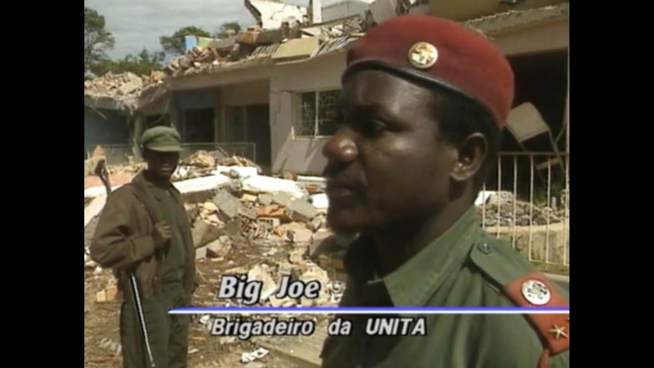Guerra Civil de Angola em 1991/94. Conversações de paz para Angola - HD
