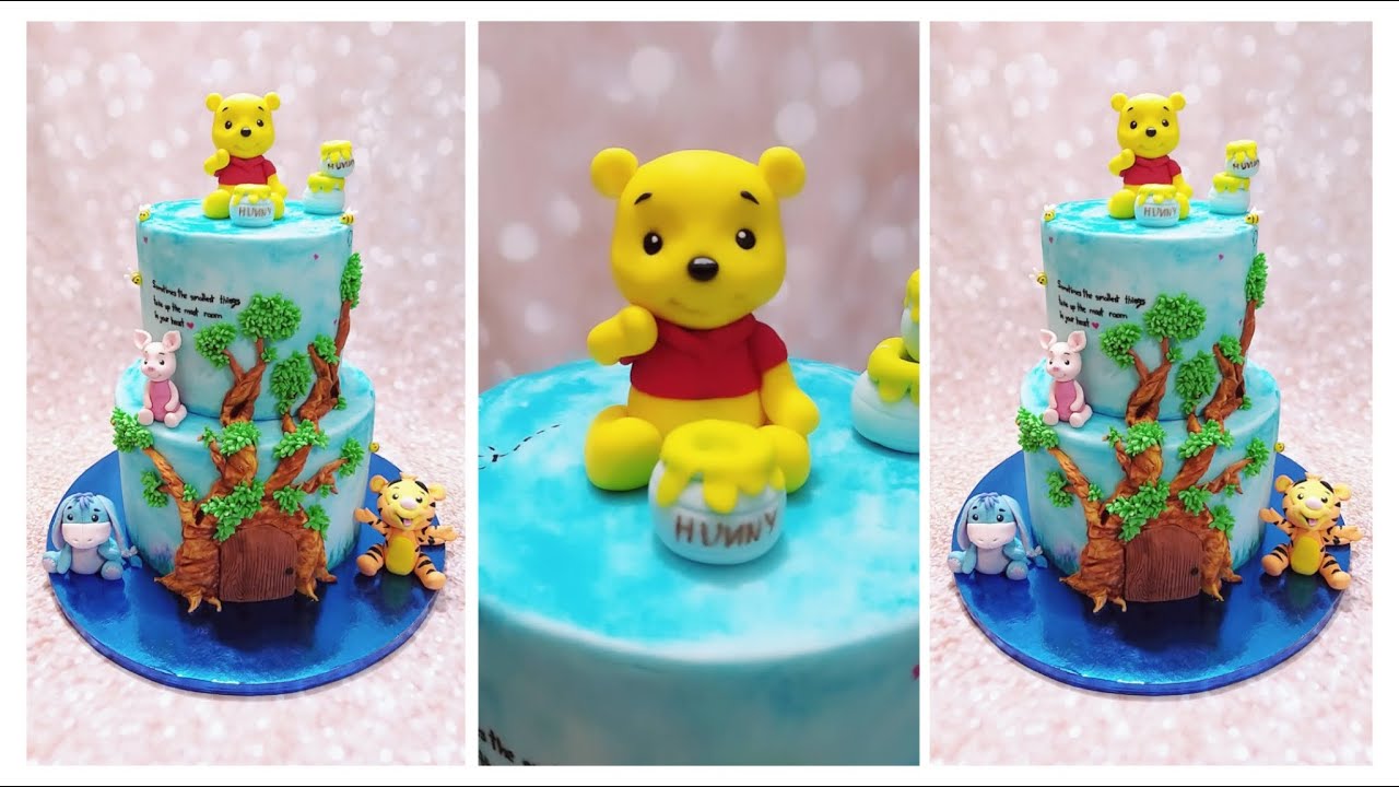 Pastel de Winnie the pooh | How To |The Pooh Cake Tutorial
