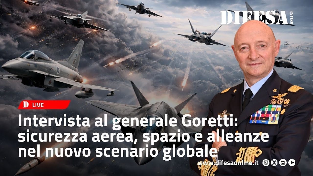 Intervista al generale Goretti: sicurezza aerea, spazio e alleanze nel nuovo scenario globale