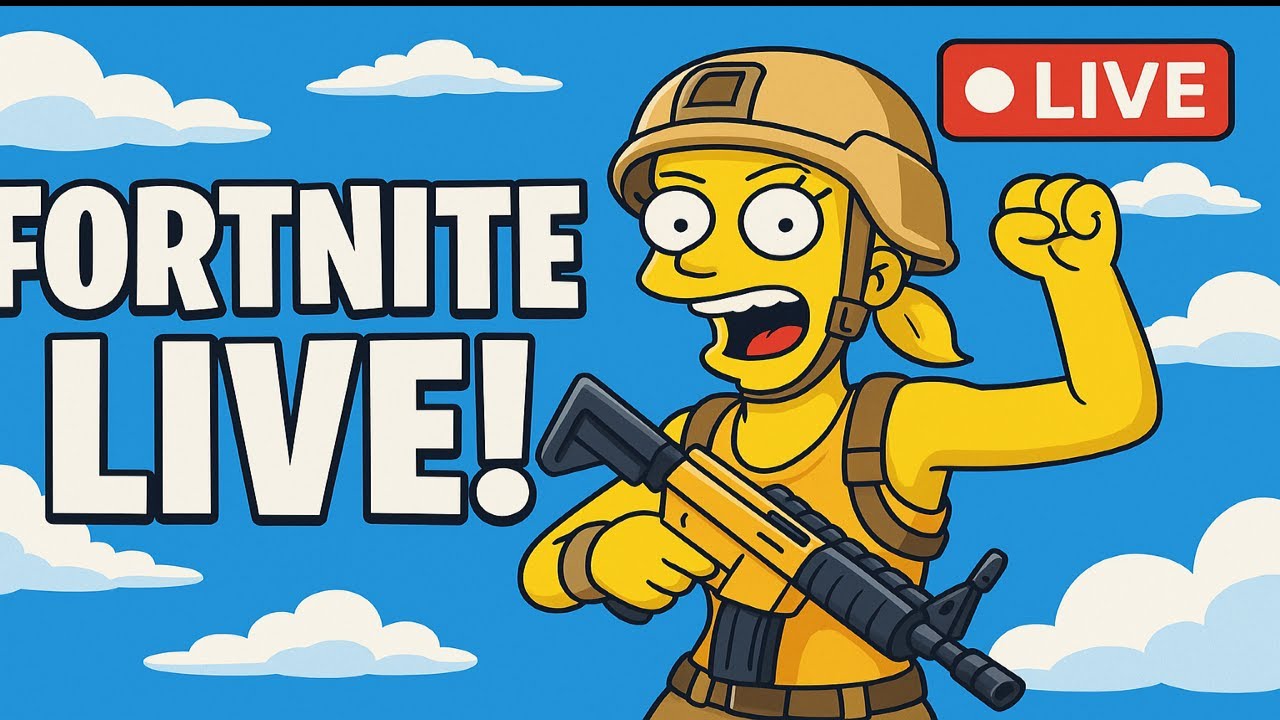 Fortnite new SIMPSONS SEASON! (Looking for a squad)