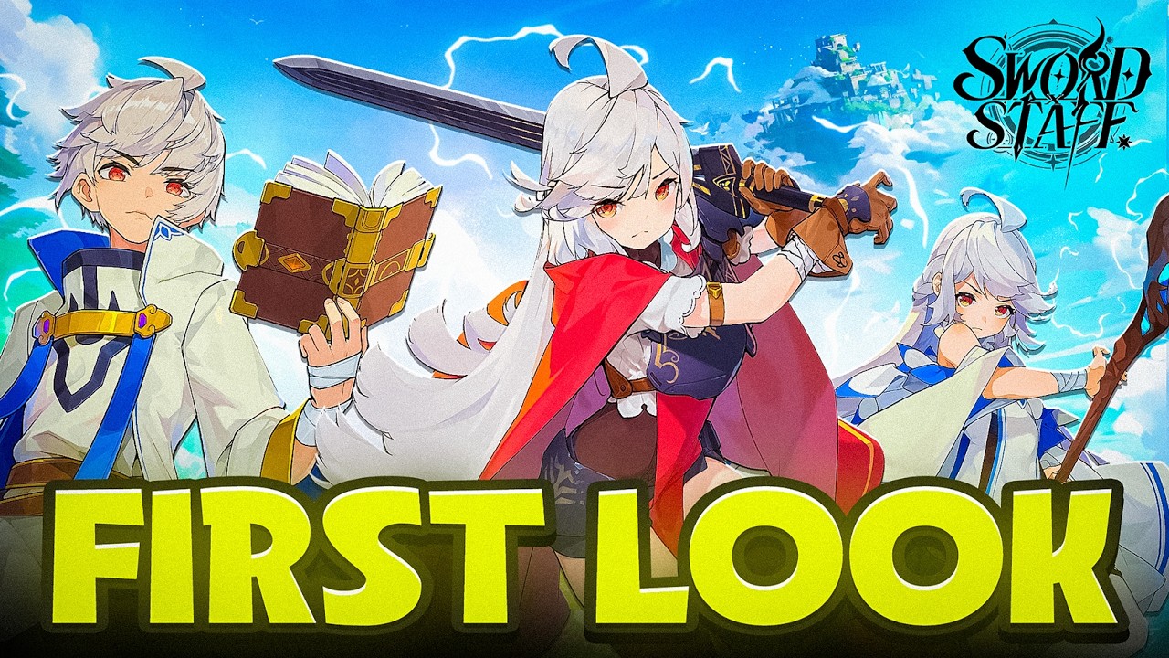 This NEW Anime RPG is INSANE SWORD x STAFF Review!