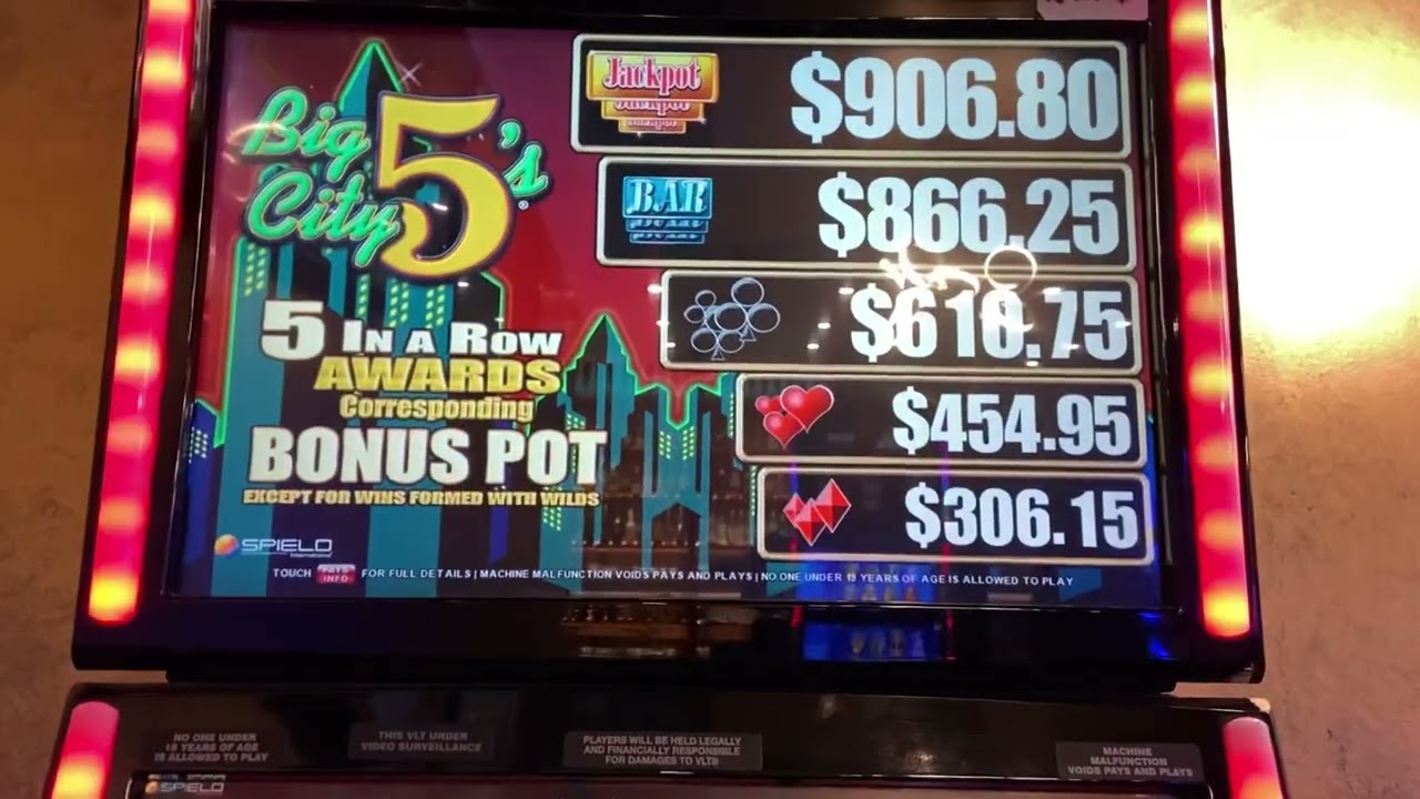 20 Free Spins Re-triggered TWICE!!! Big City 5’s Bonuses