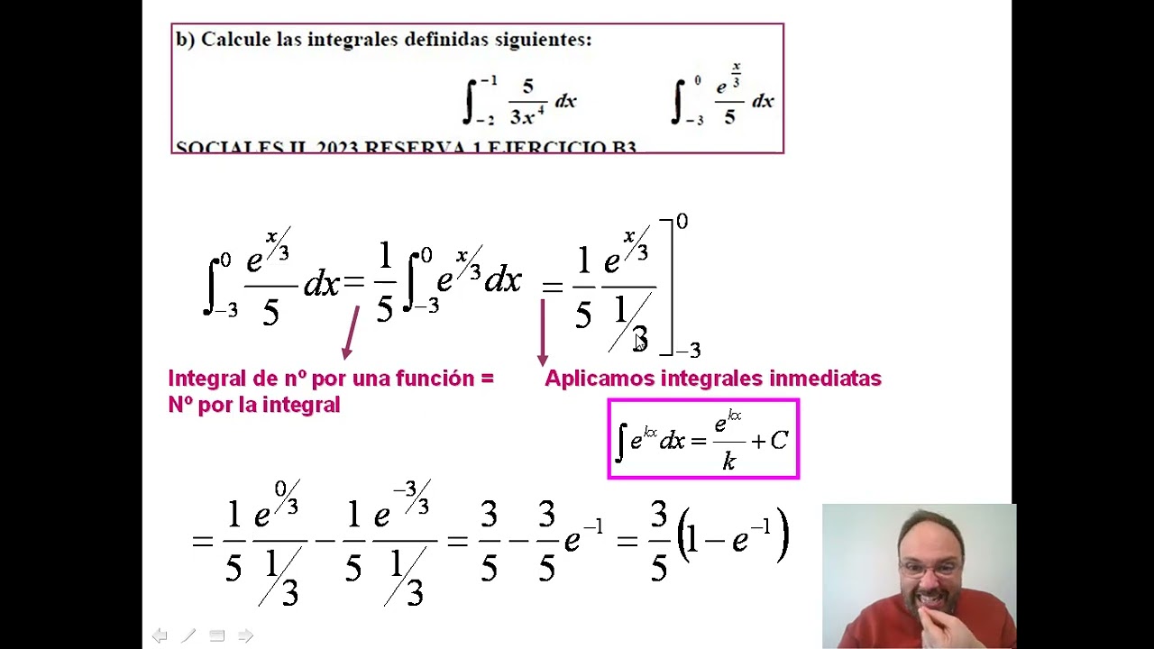 05 Tema 5 Integral definida conocidos límites integración