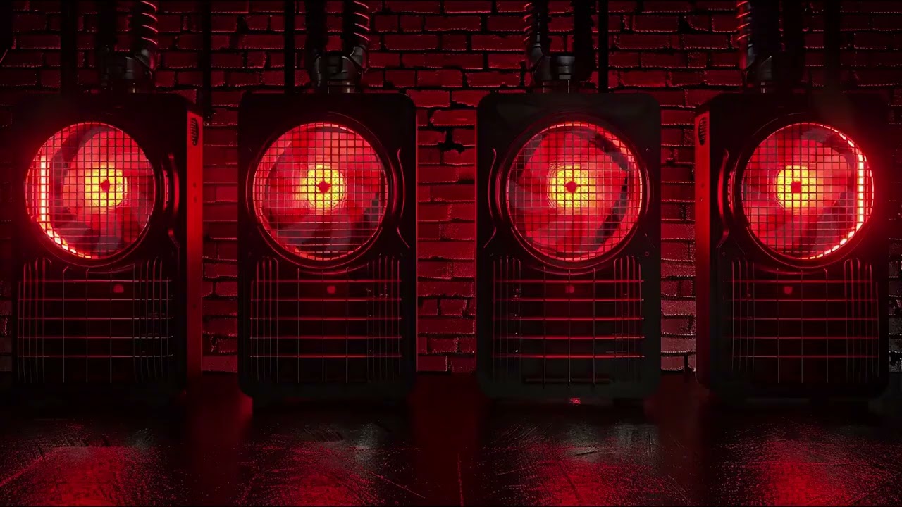 Heater Noise Black Screen - Deep Fan Heater Sound for Sleep