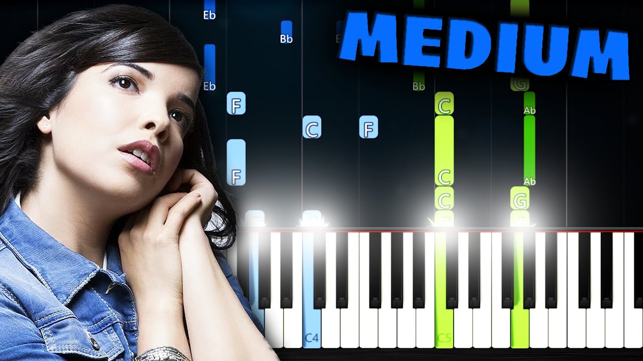 Indila - Dernière Danse - Piano Tutorial (MEDIUM)