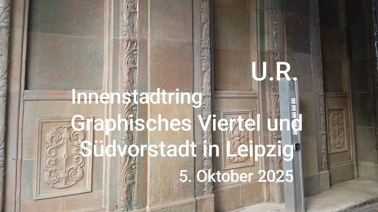 Innenstadtring, Graphisches Viertel und Südvorstadt in Leipzig 