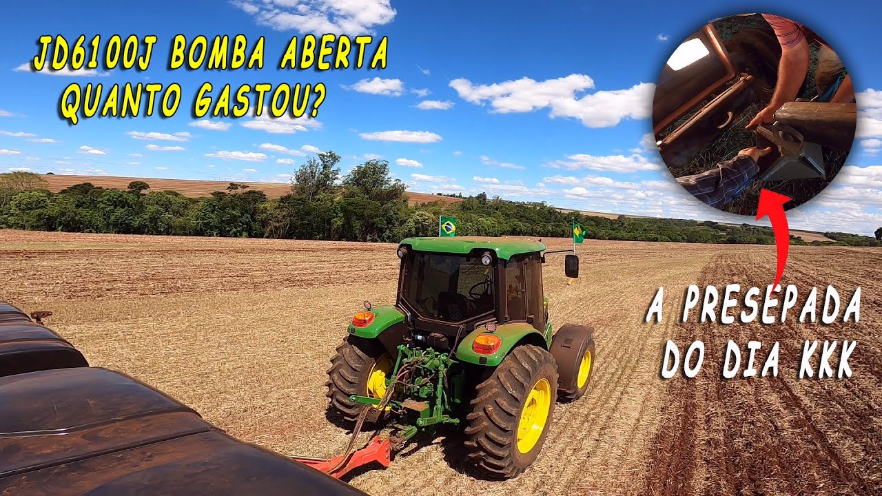 O MASSEYZAO 296 ATOLOU KKKK e o CONSUMO do JHON DEERE 6100j ? 