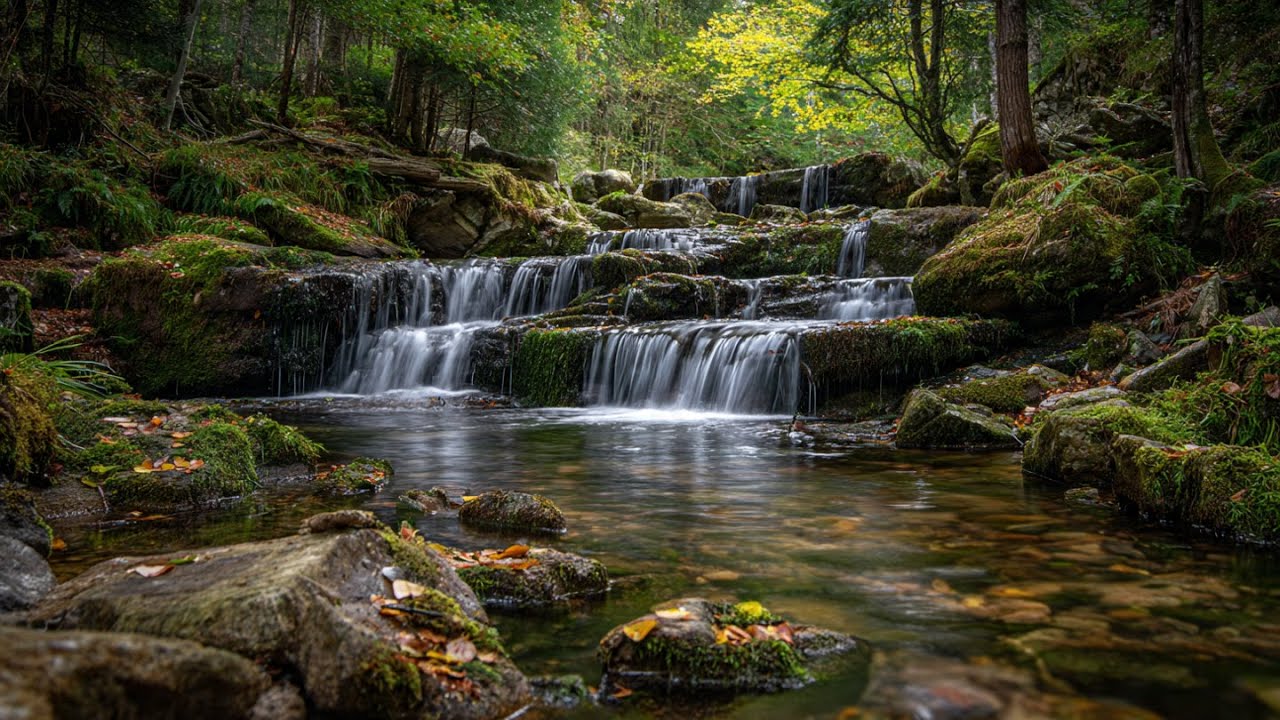 🌿 insomnia relief Forest River Flowing with Gentle Forest Ambience to Start Your Morning Calm Fresh