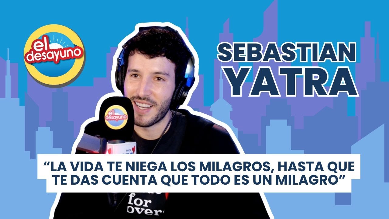 Sebastián Yatra nos visita y habla de su nuevo álbum “El Milagro” y una frase que lo marcó