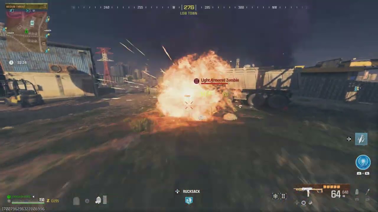 MWZ Zombies upgrading machine gun. Golden Bullets For The Win.
