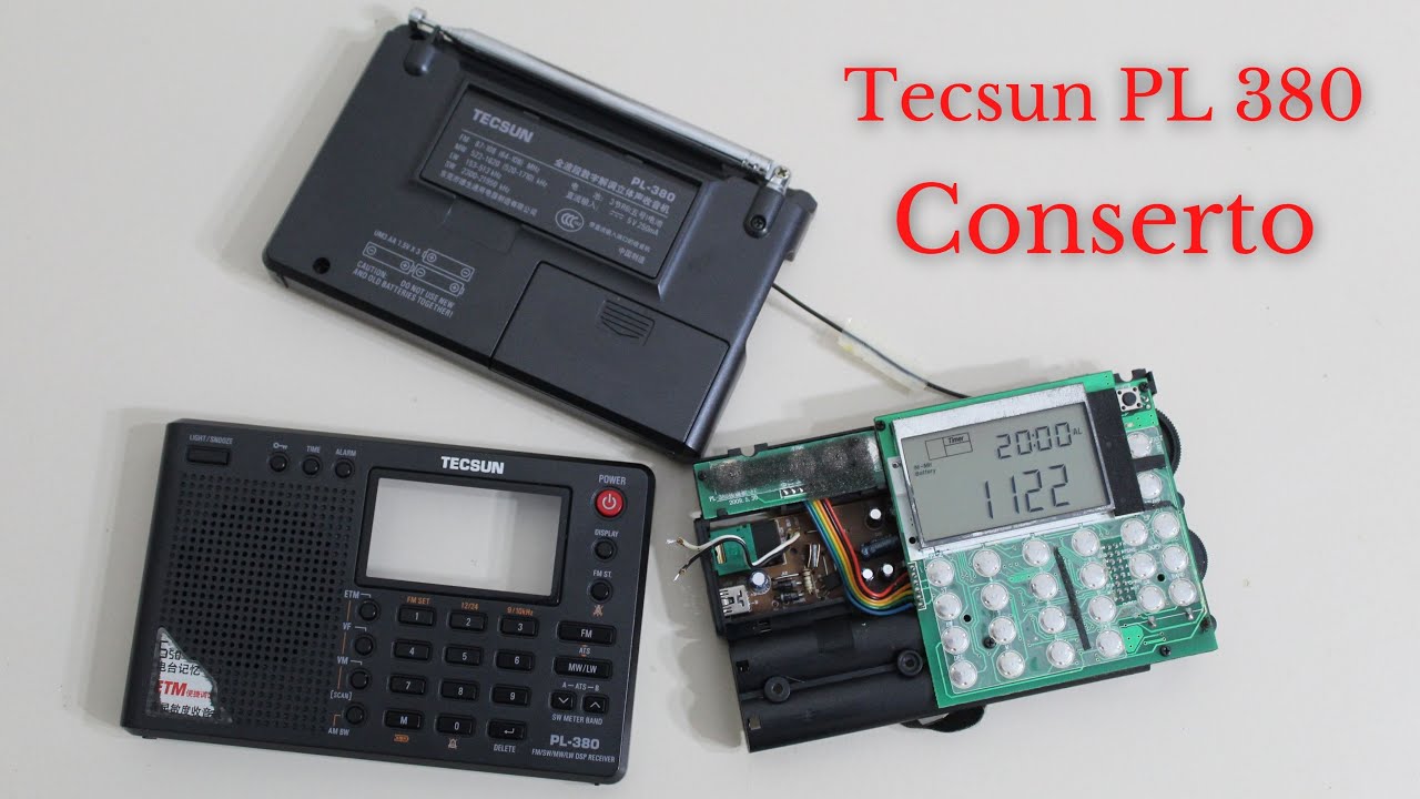 Rádio digital Tecsun PL 380 - Conserto