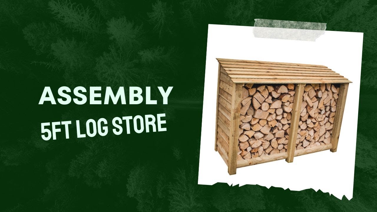 5ft Log Store Assembly