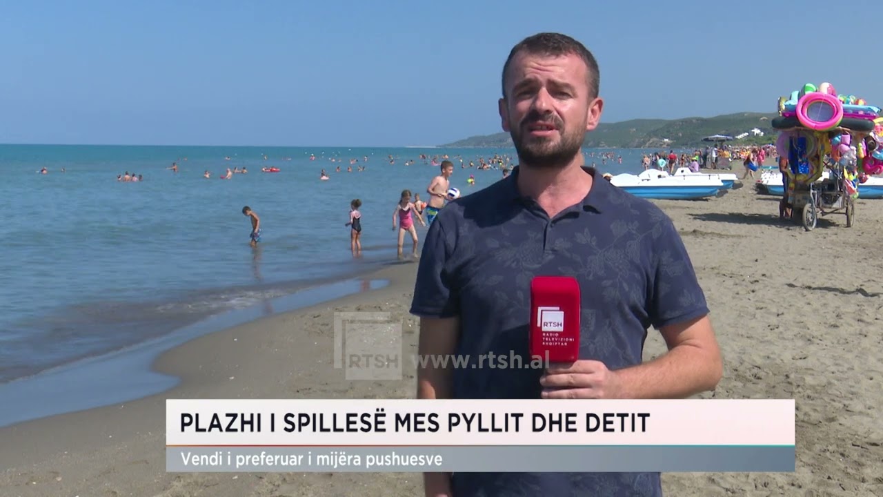 Plazhi i Spilles mes pyllit dhe detit, vendi i preferuar i mijëra pushuesve